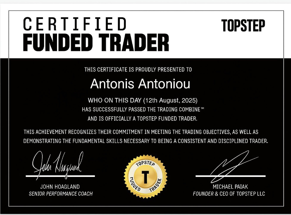Funded Trader Certificate